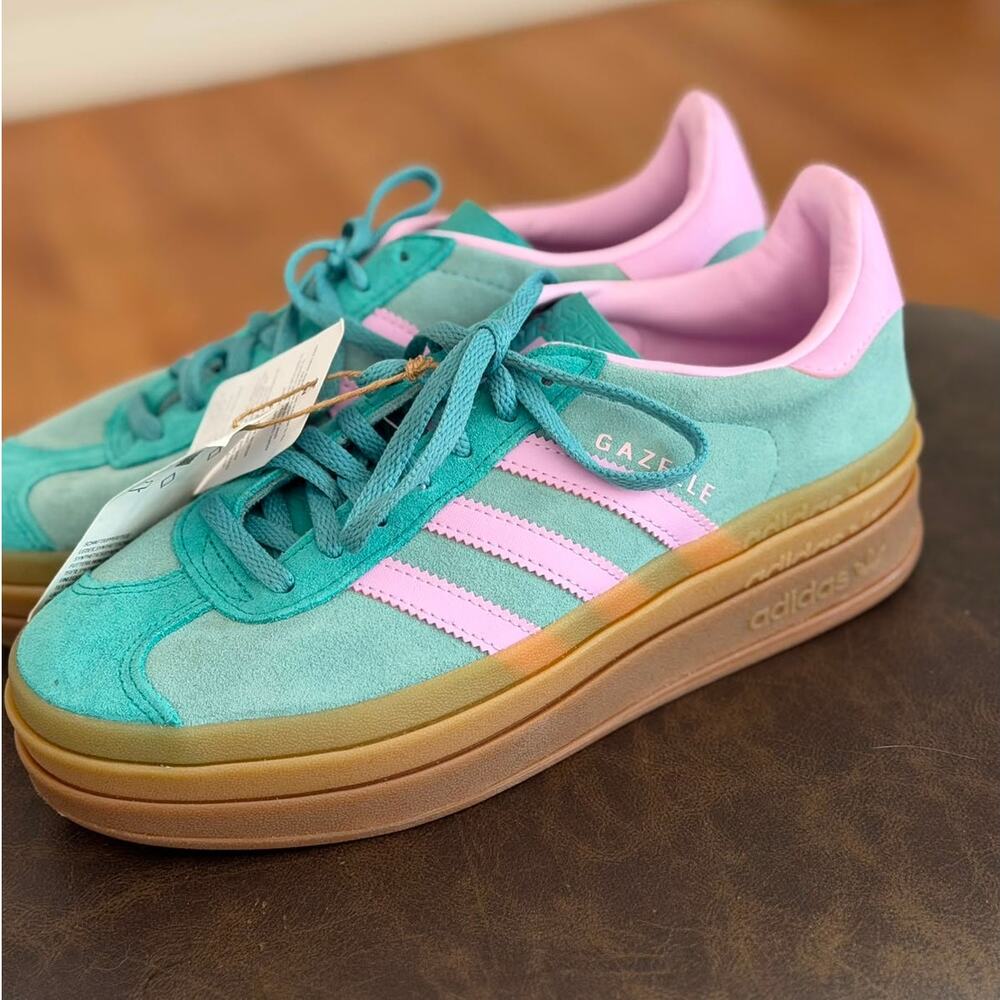 Adidas Originals Gazelle Bold Women’s Sneakers Size 7.5 Platform Retro Shoes NWT